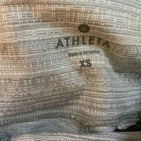 Athleta Gray & White High Rise Chaturanga Leggings - Picture 6 of 6